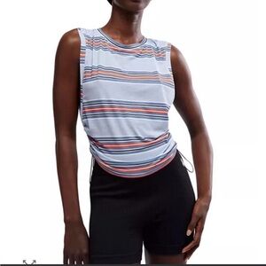 NWT Free People Striped Muscle Tank